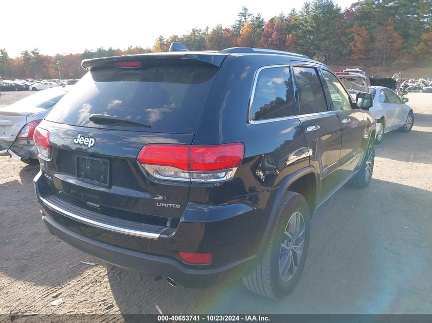 VIN 1C4RJFBG1JC288595 2018 JEEP GRAND CHEROKEE LIMITED 4X4