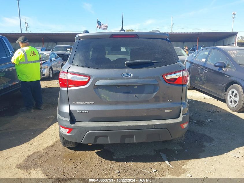 2019 Ford Ecosport Se VIN: MAJ3S2GEXKC294874 Lot: 40653753