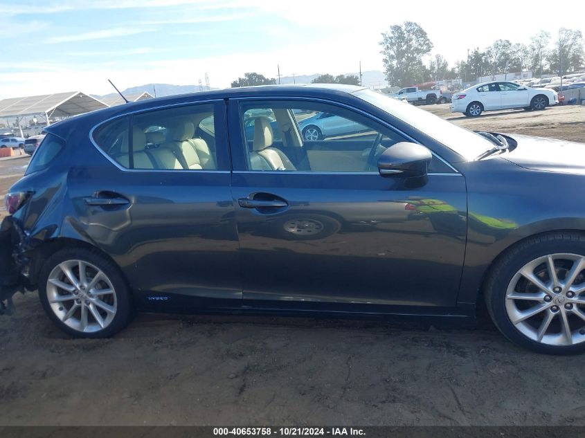 2011 Lexus Ct 200H Premium VIN: JTHKD5BH9B2038605 Lot: 40653758