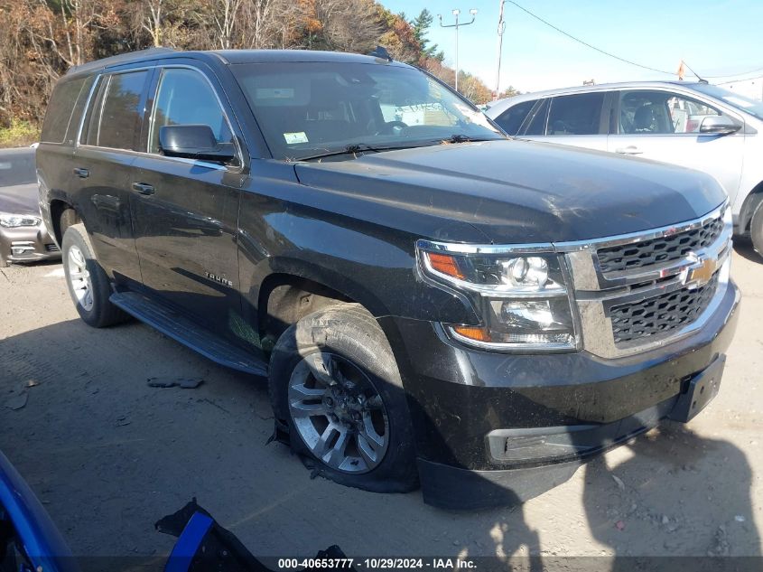 VIN 1GNSKBKC6KR110742 2019 Chevrolet Tahoe, LT no.1