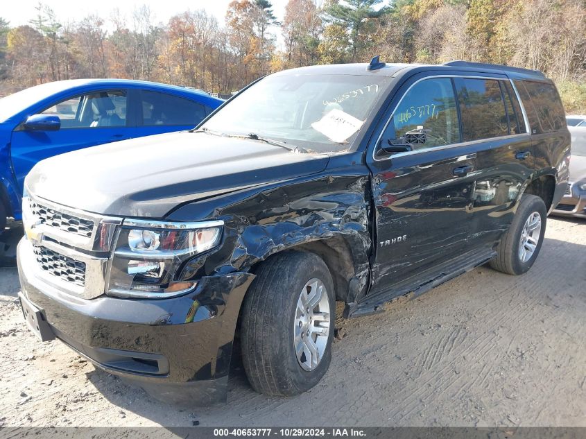 VIN 1GNSKBKC6KR110742 2019 Chevrolet Tahoe, LT no.2