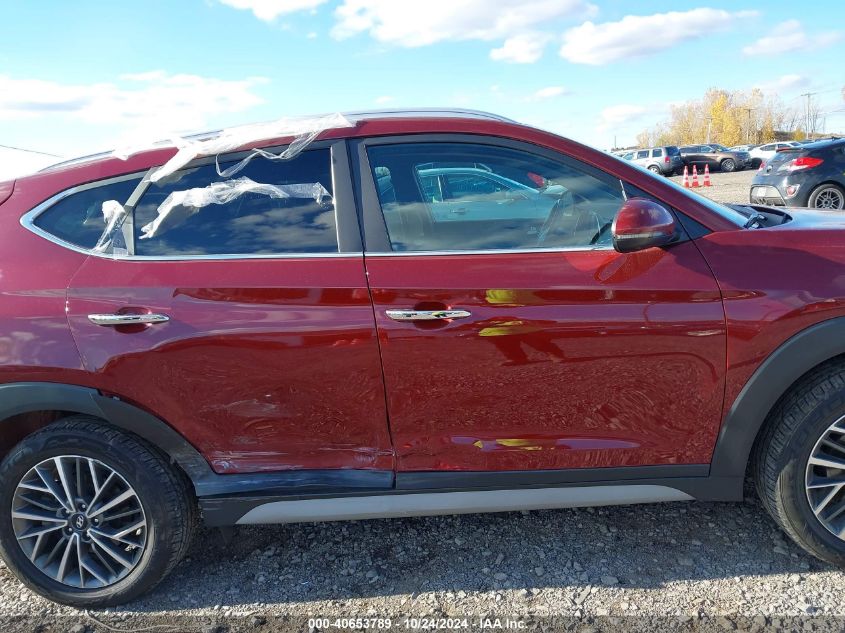 2020 Hyundai Tucson Limited VIN: KM8J3CAL8LU151201 Lot: 40653789