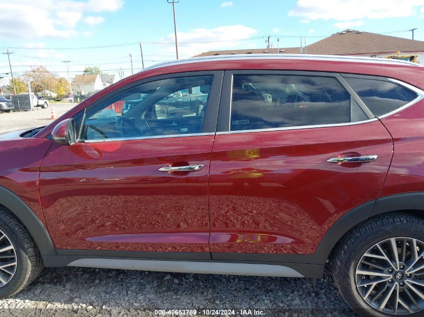 2020 Hyundai Tucson Limited VIN: KM8J3CAL8LU151201 Lot: 40653789