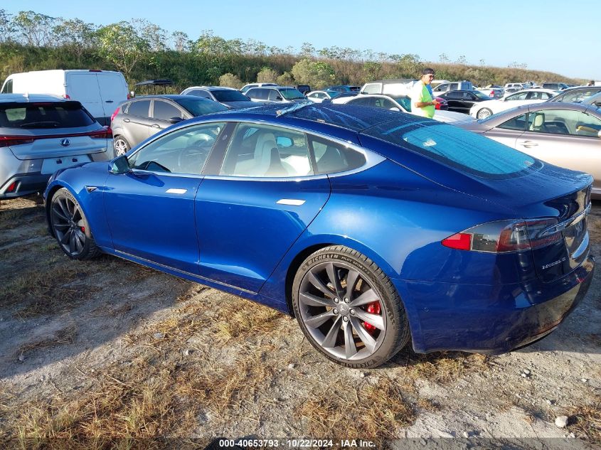 2017 Tesla Model S 100D/60D/75D/90D/P100D VIN: 5YJSA1E45HF205639 Lot: 40653793