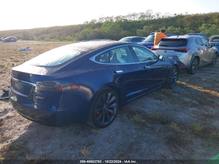 2017 Tesla Model S 100D/60D/75D/90D/P100D VIN: 5YJSA1E45HF205639 Lot: 40653793