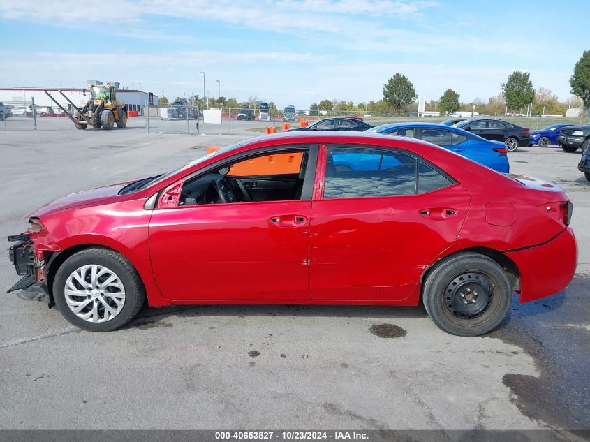 2018 Toyota Corolla Le VIN: 5YFBURHEXJP800037 Lot: 40653827