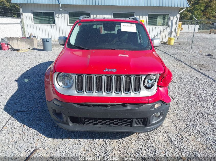 2016 Jeep Renegade Limited VIN: ZACCJADT5GPC64081 Lot: 40653852