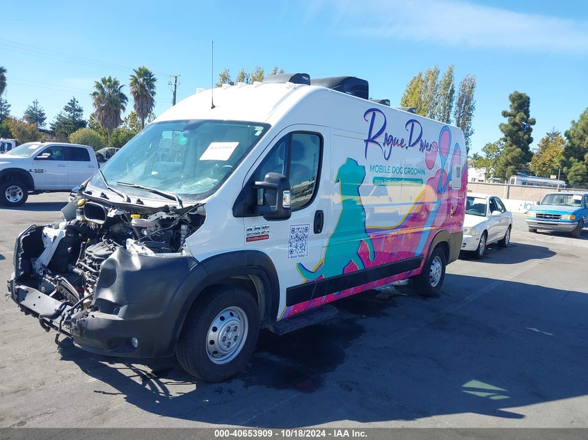 Vin: 3c6trvdg8le110949, lot: 41143185, ram promaster 2500 high roof 159 wb 20202