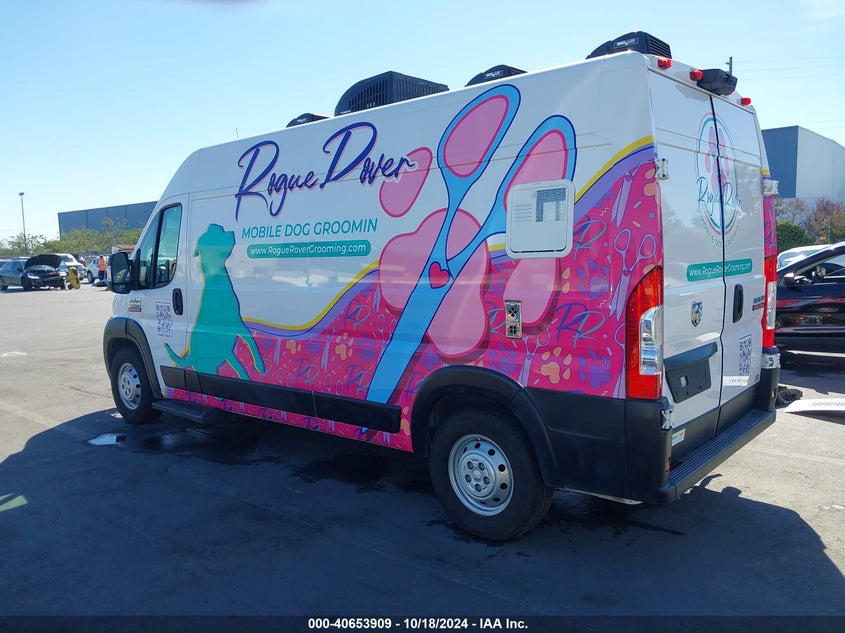 Vin: 3c6trvdg8le110949, lot: 41143185, ram promaster 2500 high roof 159 wb 20203