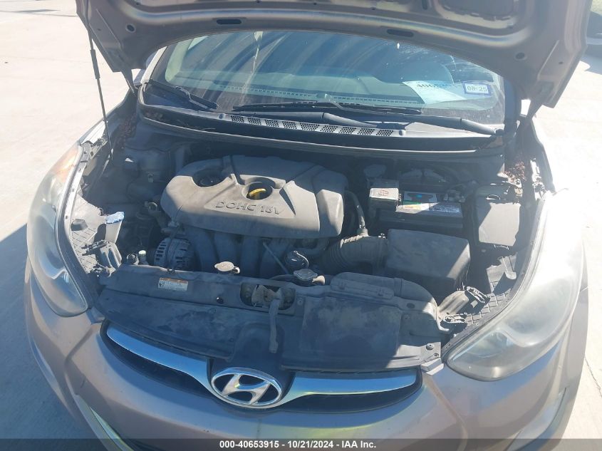 2013 Hyundai Elantra Gls VIN: 5NPDH4AE0DH288462 Lot: 40653915