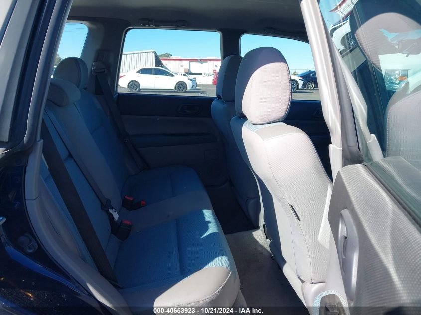 2005 Subaru Forester 2.5X VIN: JF1SG63645H707110 Lot: 40653923