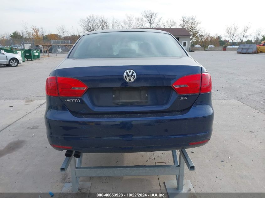 2011 Volkswagen Jetta 2.5L Se VIN: 3VWDX7AJ7BM008140 Lot: 40653928