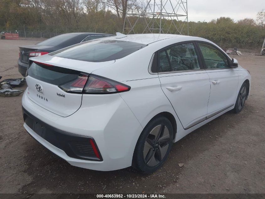 2021 Hyundai Ioniq Hybrid Sel VIN: KMHC85LC7MU248409 Lot: 40653952