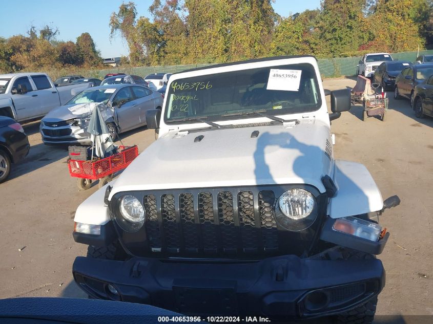 2022 Jeep Gladiator Willys 4X4 VIN: 1C6HJTAG0NL142617 Lot: 40653956