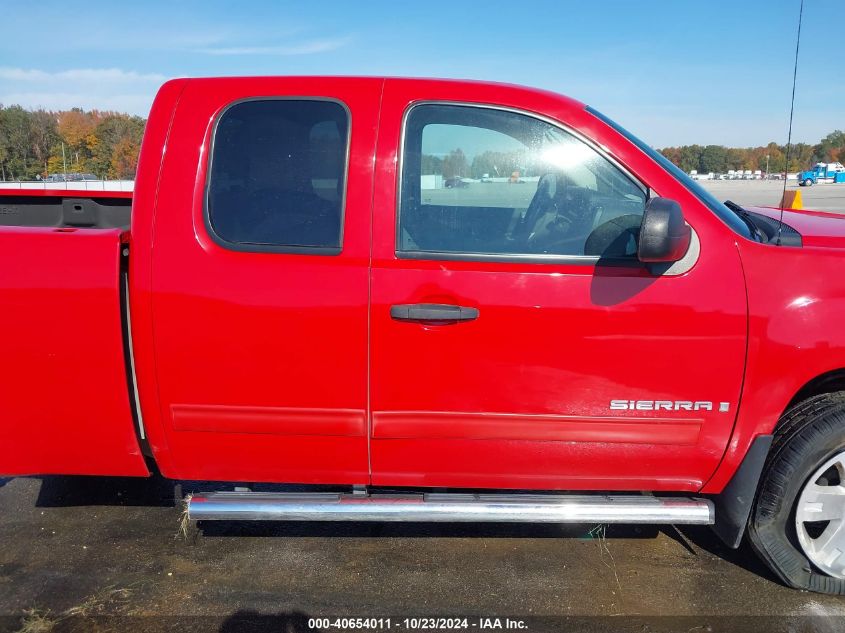 2008 GMC Sierra 1500 Sle1 VIN: 1GTEK19038Z326827 Lot: 40654011