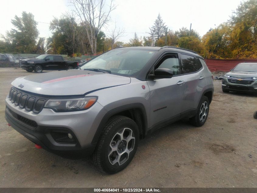 2022 JEEP COMPASS TRAILHAWK 4X4 - 3C4NJDDB1NT232199