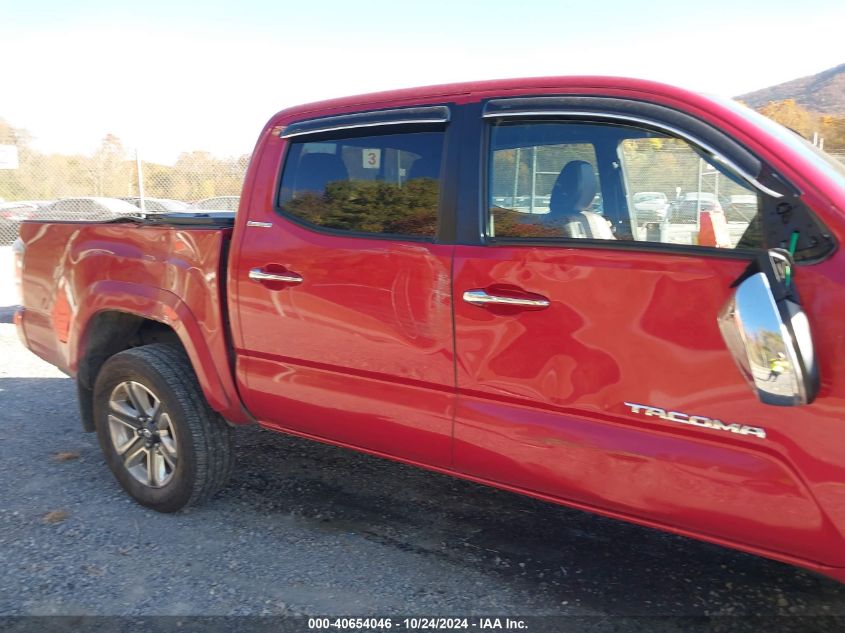 2016 Toyota Tacoma Limited VIN: 5TFGZ5AN3GX017629 Lot: 40654046