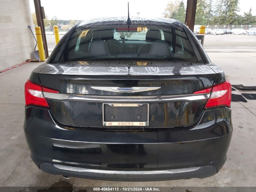 2012 Chrysler 200 Touring VIN: 1C3CCBBG0CN275812 Lot: 40654113