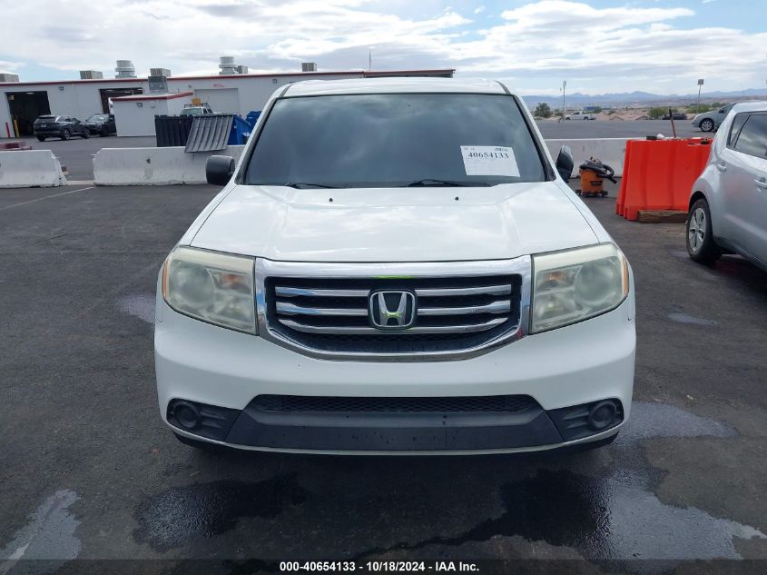 2014 Honda Pilot Lx VIN: 5FNYF3H26EB007228 Lot: 40654133