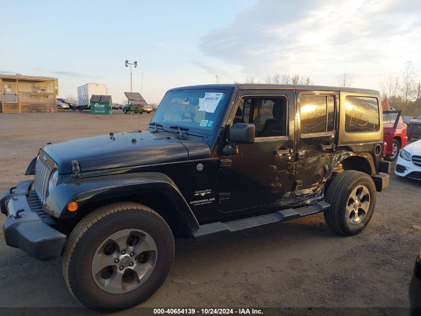 2017 Jeep Wrangler Unlimited Sahara 4X4 VIN: 1C4HJWEG4HL609658 Lot: 40654139