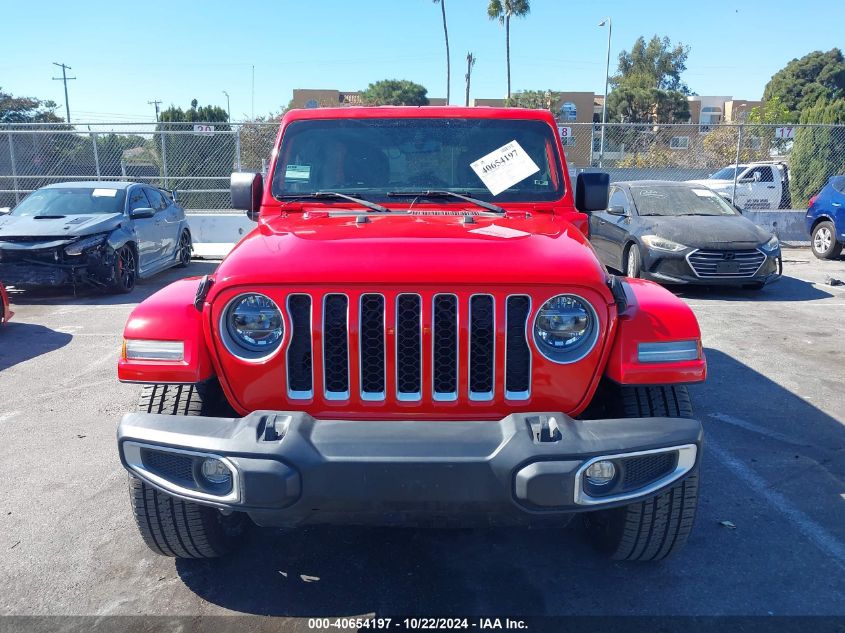 2021 Jeep Wrangler 4Xe Unlimited Sahara 4X4 VIN: 1C4JJXP67MW758117 Lot: 40654197