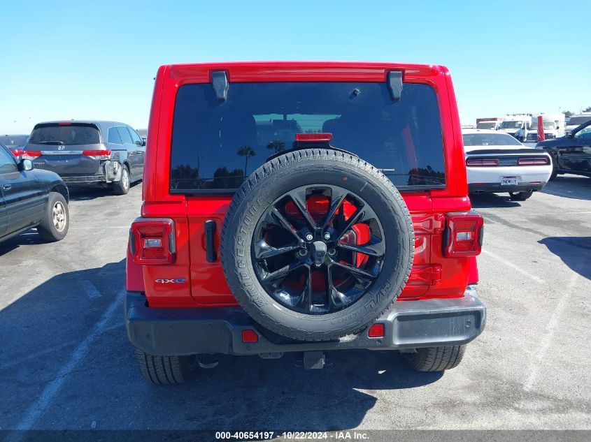 2021 Jeep Wrangler 4Xe Unlimited Sahara 4X4 VIN: 1C4JJXP67MW758117 Lot: 40654197