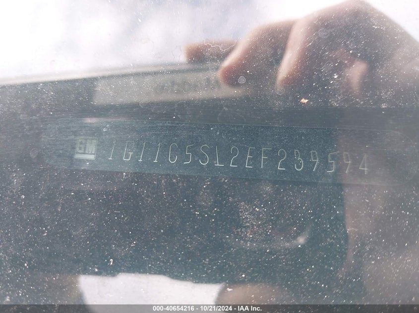 2014 Chevrolet Malibu 1Lt VIN: 1G11C5SL2EF239594 Lot: 40654216