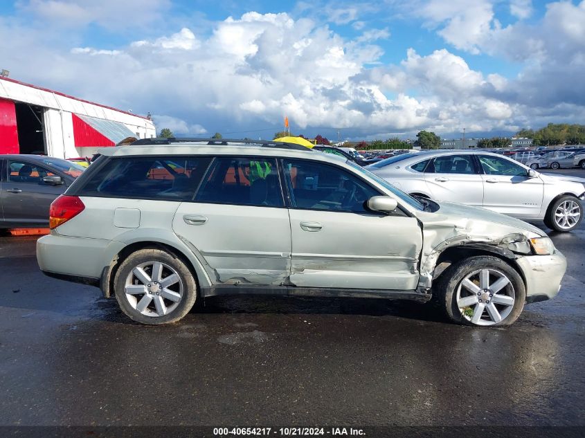 2006 Subaru Outback 2.5I Limited VIN: 4S4BP62C867360689 Lot: 40654217