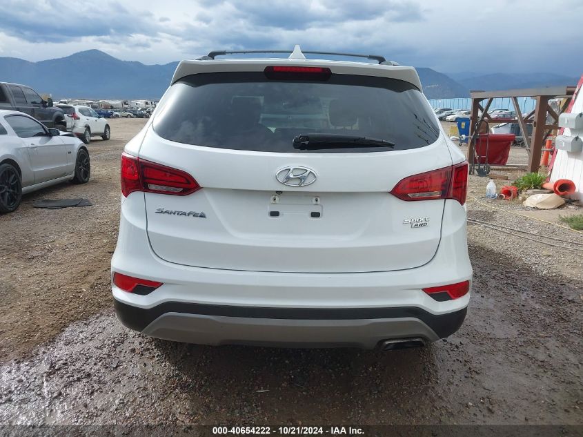 2017 Hyundai Santa Fe Sport 2.4L VIN: 5NMZUDLB2HH014963 Lot: 40654222