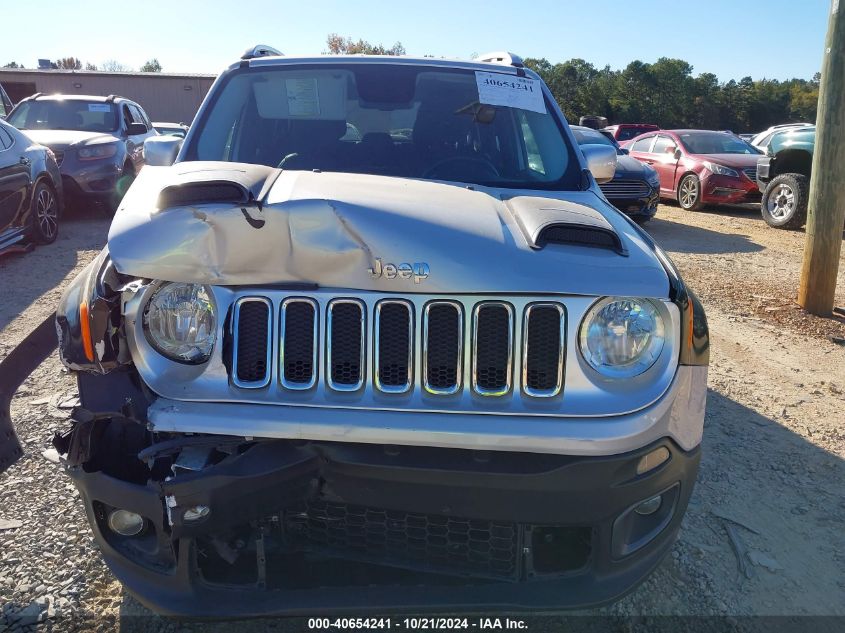 2016 Jeep Renegade Limited VIN: ZACCJADT8GPC52152 Lot: 40654241