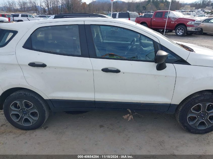 2018 Ford Ecosport S VIN: MAJ6P1SL3JC221729 Lot: 40654284