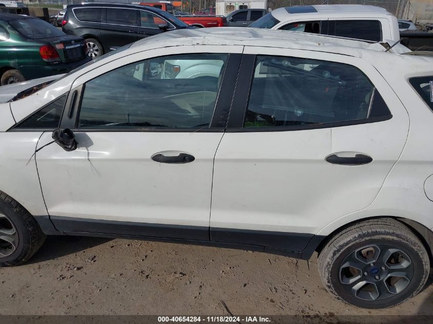 2018 Ford Ecosport S VIN: MAJ6P1SL3JC221729 Lot: 40654284