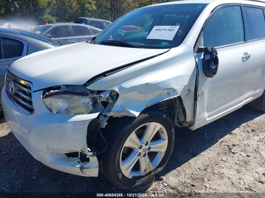 2009 Toyota Highlander Limited VIN: JTEDS42A892087023 Lot: 40654385