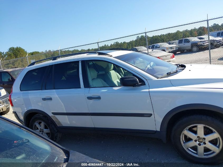 2004 Volvo Xc90 2.5T Awd VIN: YV1CZ59H841088668 Lot: 40654447