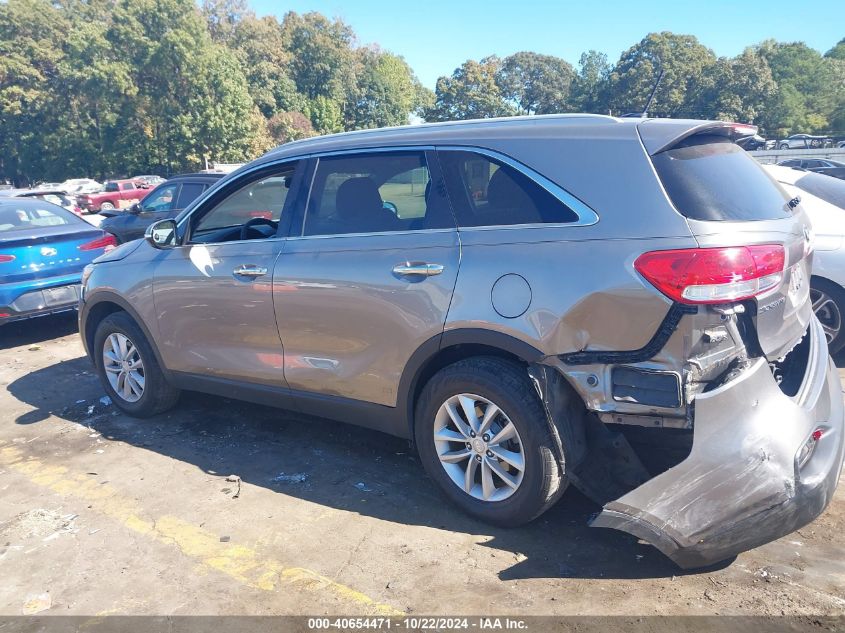 2017 KIA SORENTO 2.4L LX - 5XYPG4A36HG209713