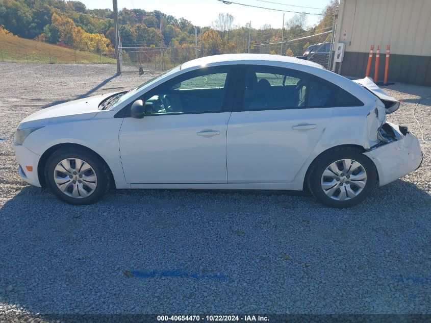 2013 Chevrolet Cruze Ls Auto VIN: 1G1PA5SH4D7256210 Lot: 40654470