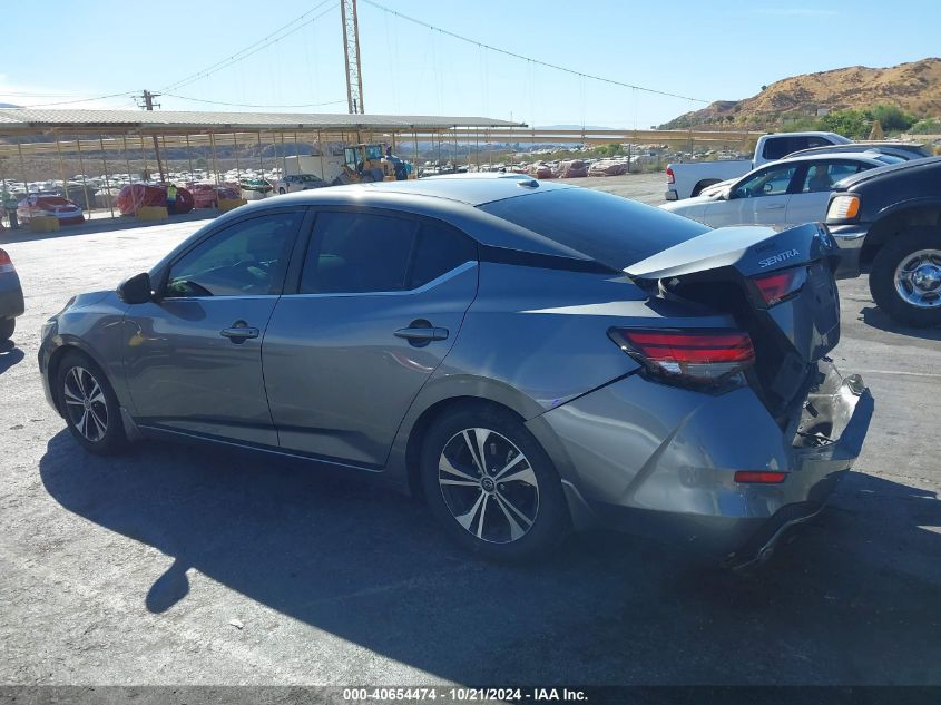 2020 Nissan Sentra Sv Xtronic Cvt VIN: 3N1AB8CV9LY300928 Lot: 40654474