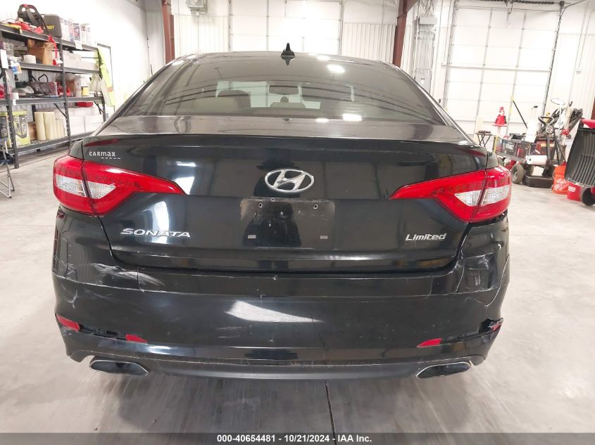 2017 Hyundai Sonata Limited VIN: 5NPE34AF7HH455031 Lot: 40654481