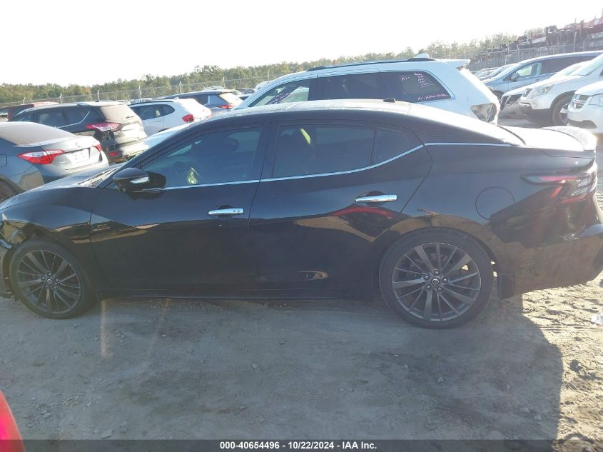 2020 Nissan Maxima Platinum Xtronic Cvt VIN: 1N4AA6FV9LC375630 Lot: 40654496