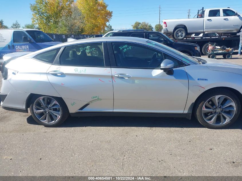 2018 Honda Clarity Plug-In Hybrid Touring VIN: JHMZC5F32JC017605 Lot: 40654501