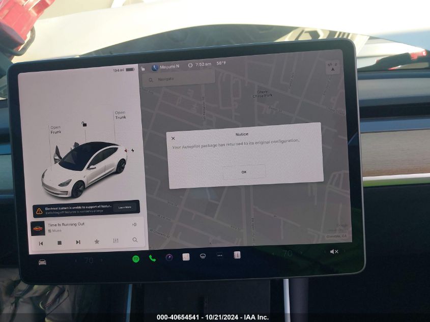 2020 Tesla Model 3 Standard Range Plus Rear-Wheel Drive/Standard Range Rear-Wheel Drive VIN: 5YJ3E1EA0LF669834 Lot: 40654541