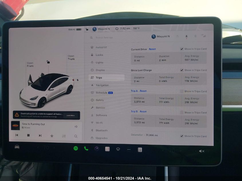 2020 TESLA MODEL 3 STANDARD RANGE PLUS REAR-WHEEL DRIVE/STANDARD RANGE REAR-WHEEL DRIVE - 5YJ3E1EA0LF669834