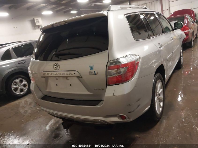 2008 Toyota Highlander Hybrid Limited VIN: JTEEW44A482003588 Lot: 40654551