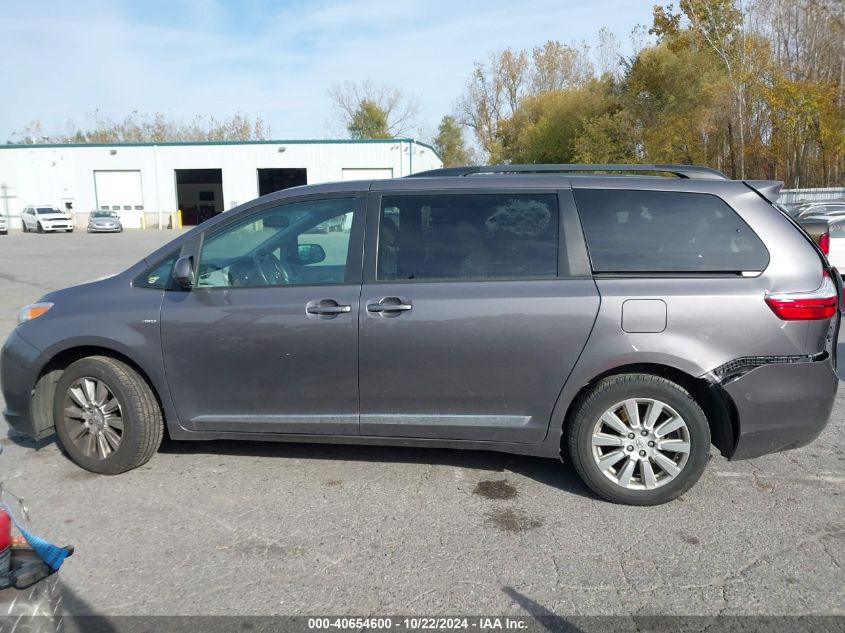 2017 Toyota Sienna Le 7 Passenger VIN: 5TDJZ3DC9HS150472 Lot: 40654600