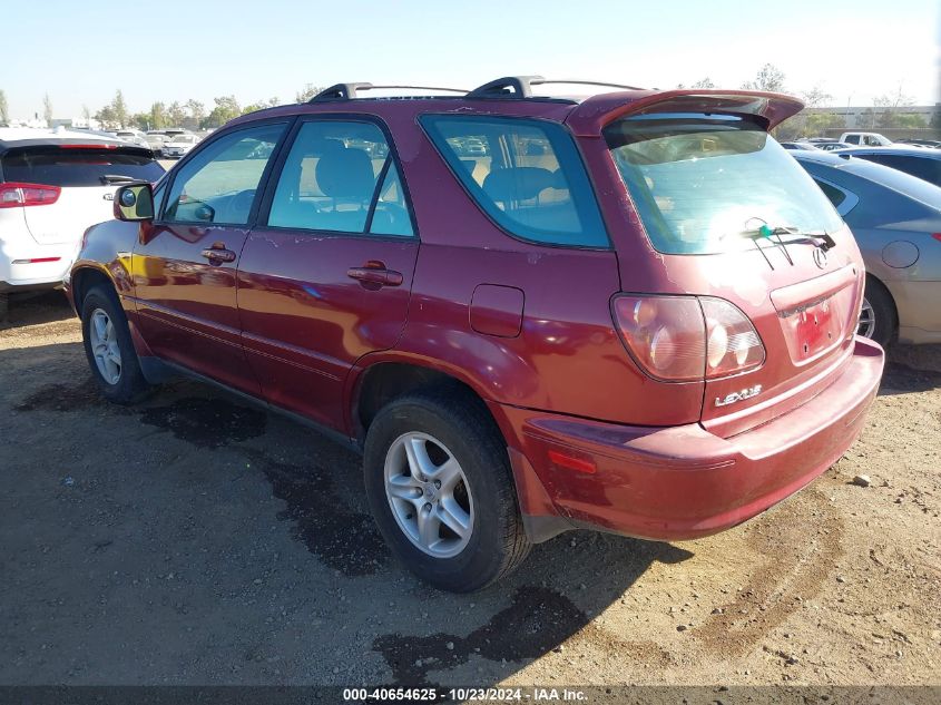 2000 Lexus Rx 300 VIN: JT6HF10U0Y0155497 Lot: 40654625