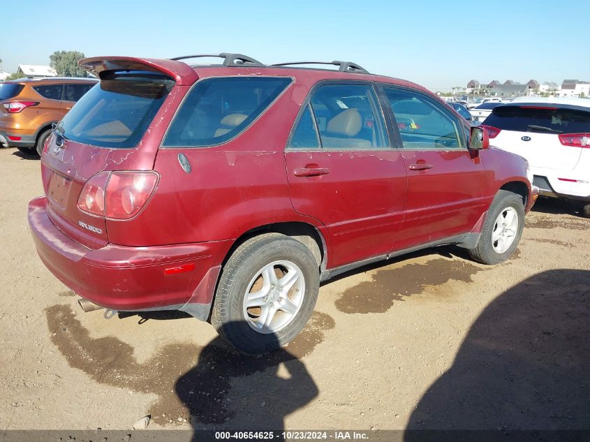 2000 Lexus Rx 300 VIN: JT6HF10U0Y0155497 Lot: 40654625