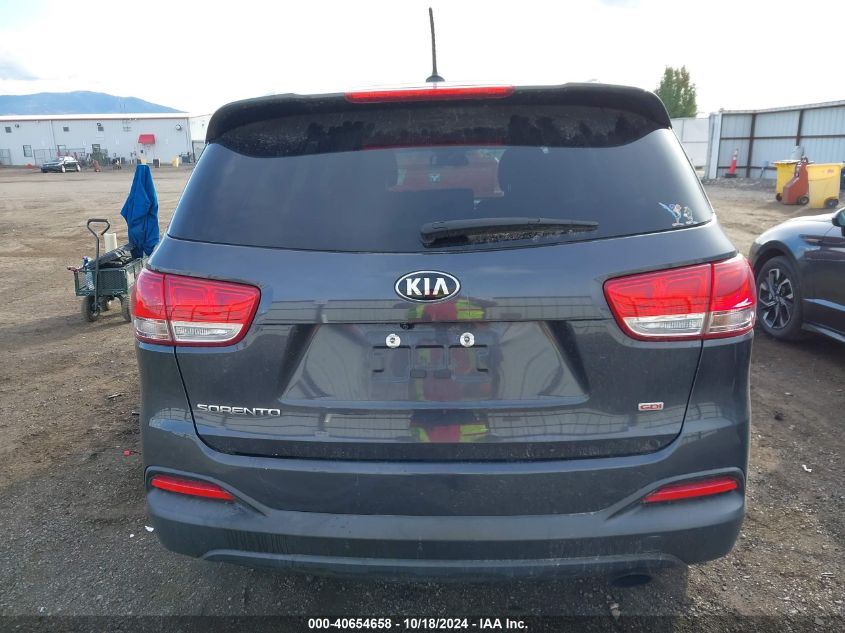 2017 Kia Sorento 2.4L Lx VIN: 5XYPG4A33HG258190 Lot: 40654658