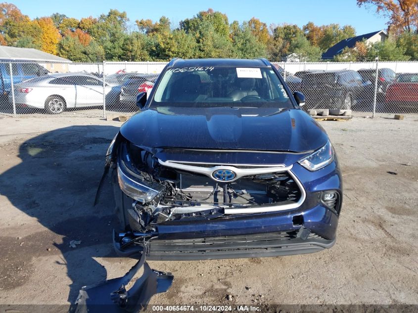 2021 Toyota Highlander Hybrid Xle VIN: 5TDGBRCH9MS537354 Lot: 40654674