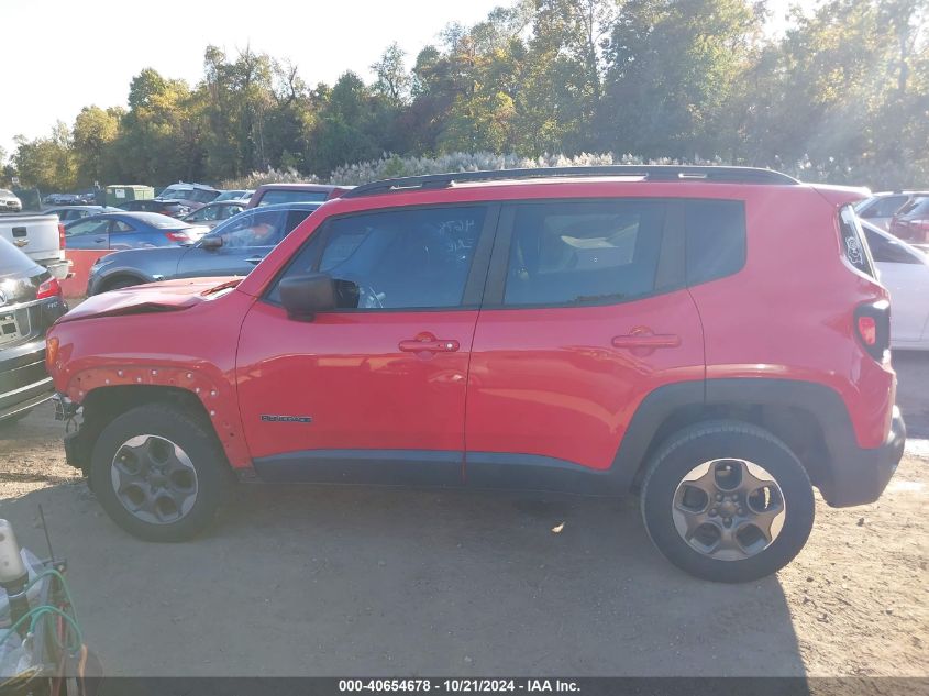 2017 Jeep Renegade Sport 4X4 VIN: ZACCJBAB9HPE91096 Lot: 40654678