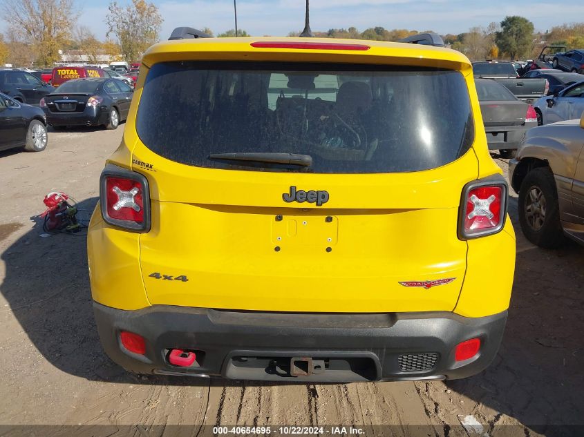 2015 Jeep Renegade Trailhawk VIN: ZACCJBCT6FPC49966 Lot: 40654695